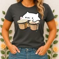 Bongo Cat Women's T-Shirt thumb 2
