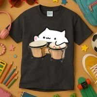 Bongo Cat Kids T-Shirt thumb 3