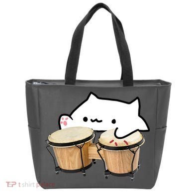 Bongo Cat Tote Bag