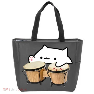 Bongo Cat Tote Bag