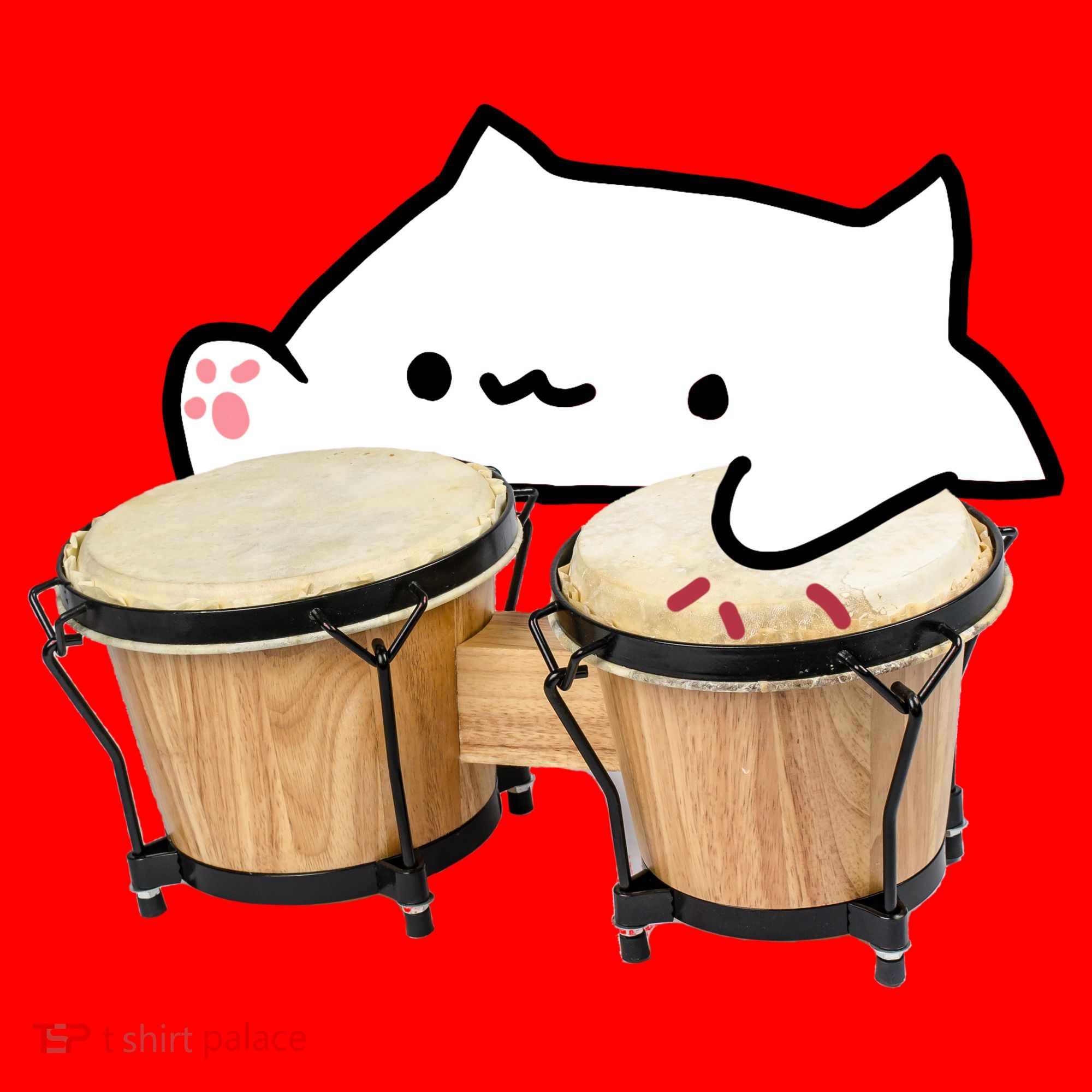 Bongo Cat Santa Hat