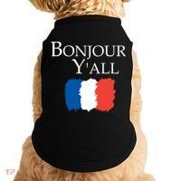 Bonjour Y'all French Parris Doggie Tank thumb 0
