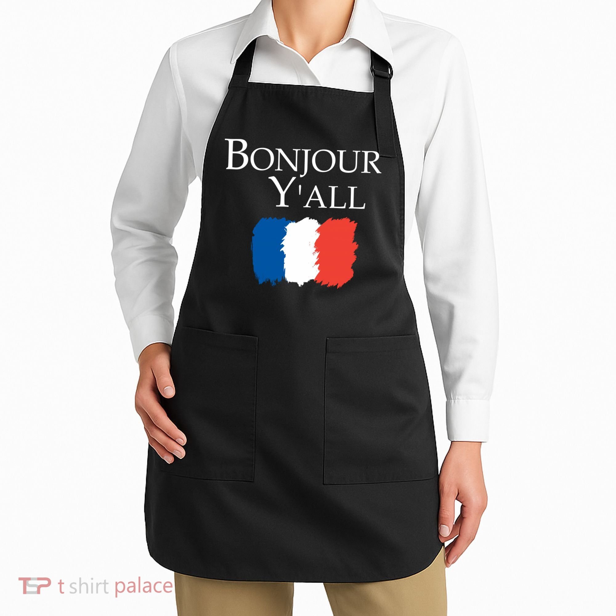 Bonjour Y'all French Parris Apron