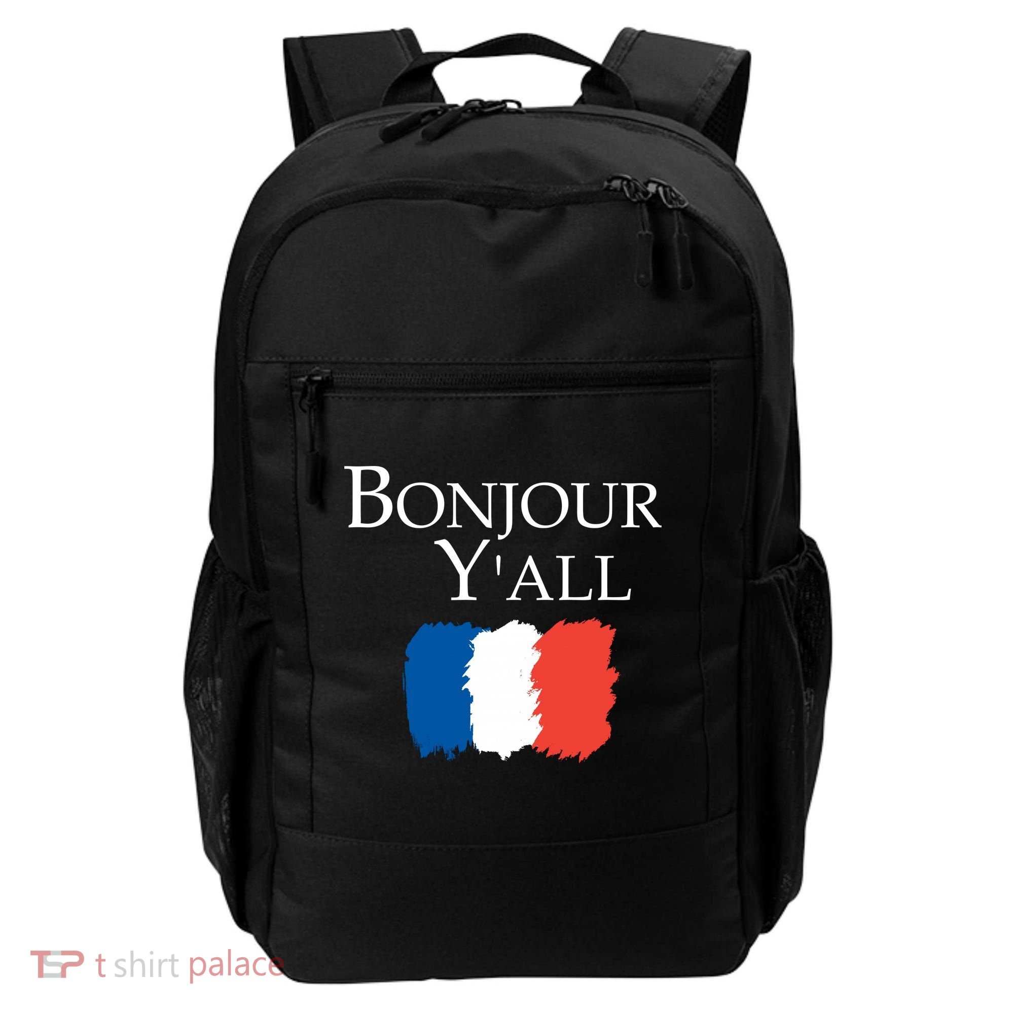 Bonjour Y'all French Parris Backpack