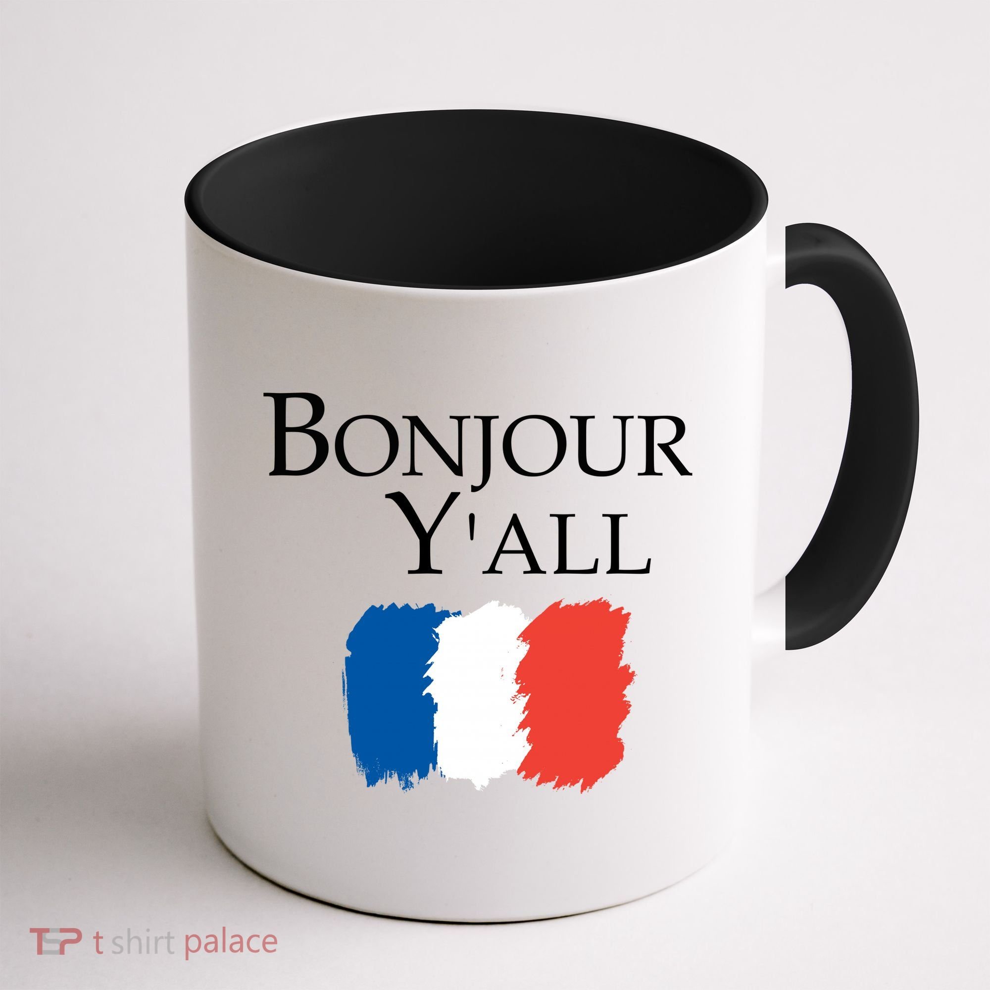 Bonjour Y'all French Parris Coffee Mug