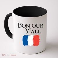 Bonjour Y'all French Parris Coffee Mug thumb 0