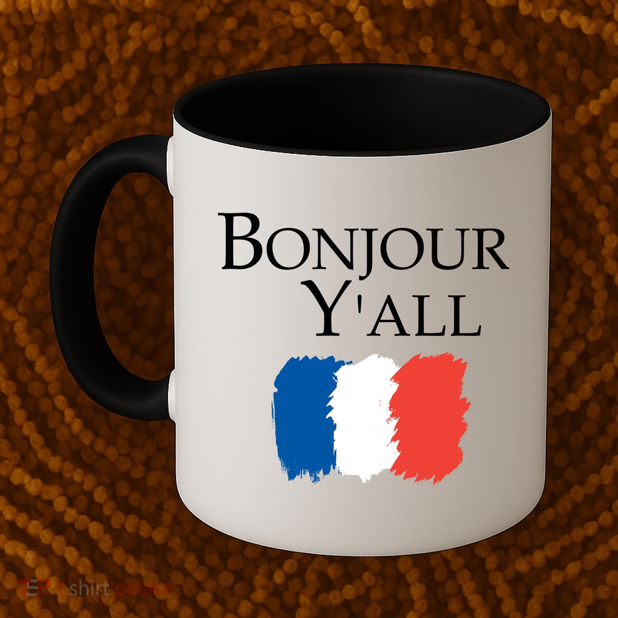 Bonjour Y'all French Parris Coffee Mug