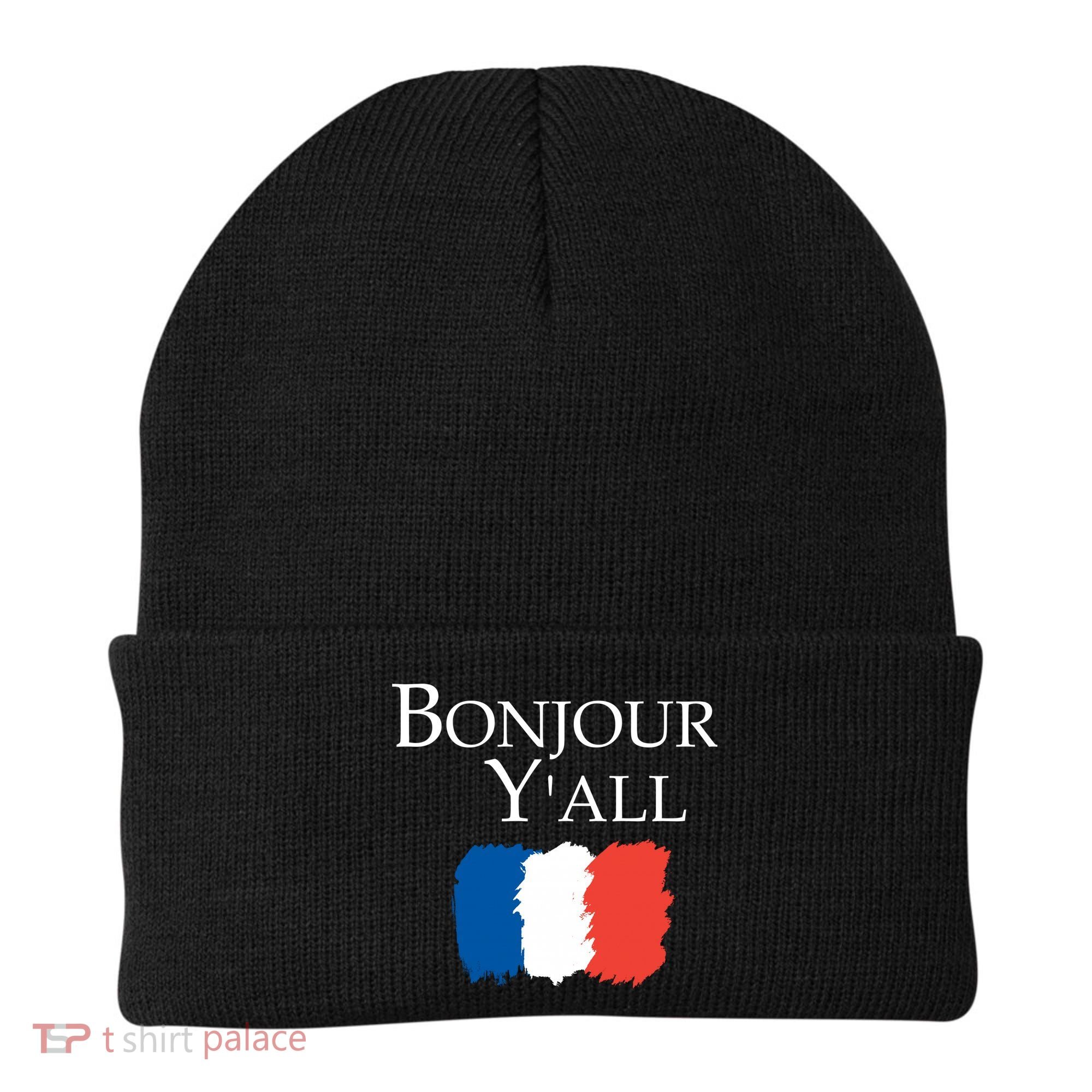Bonjour Y'all French Parris Beanie