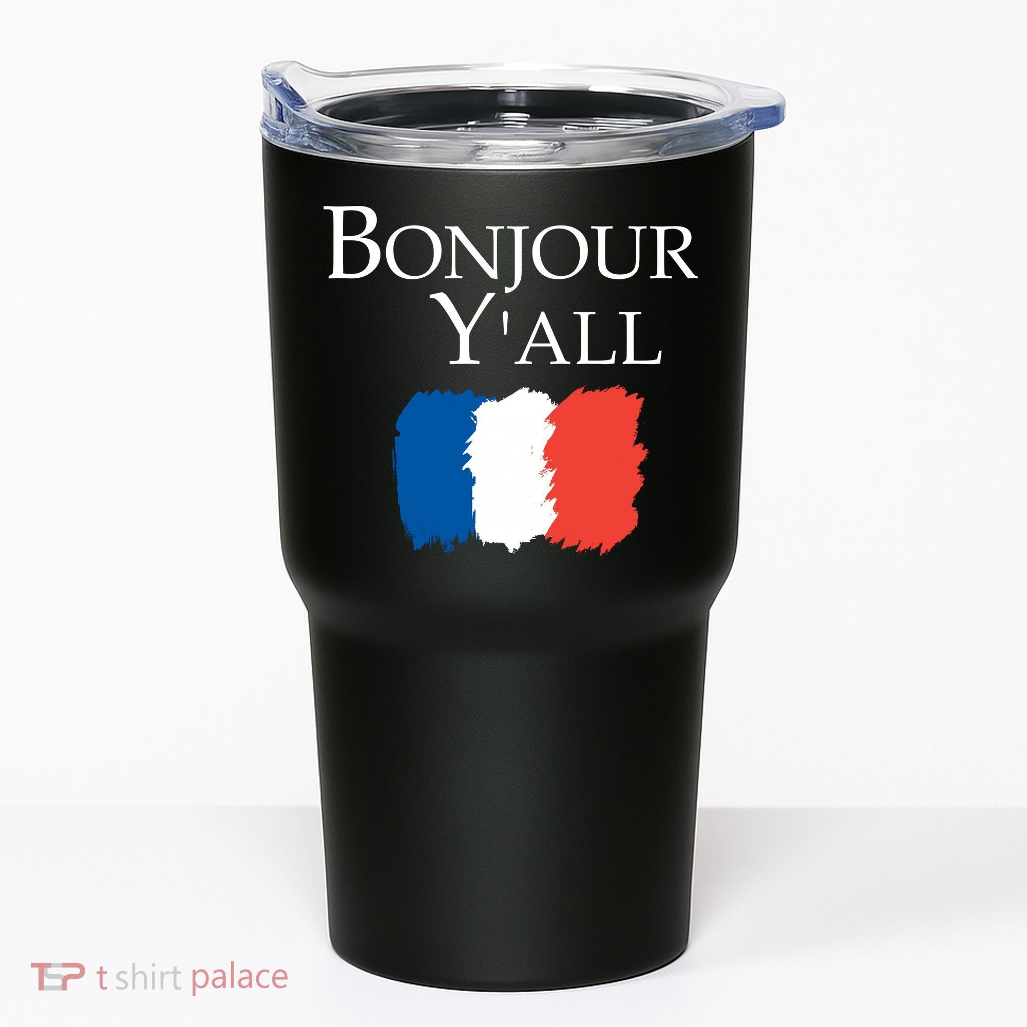 Bonjour Y'all French Parris Tumbler