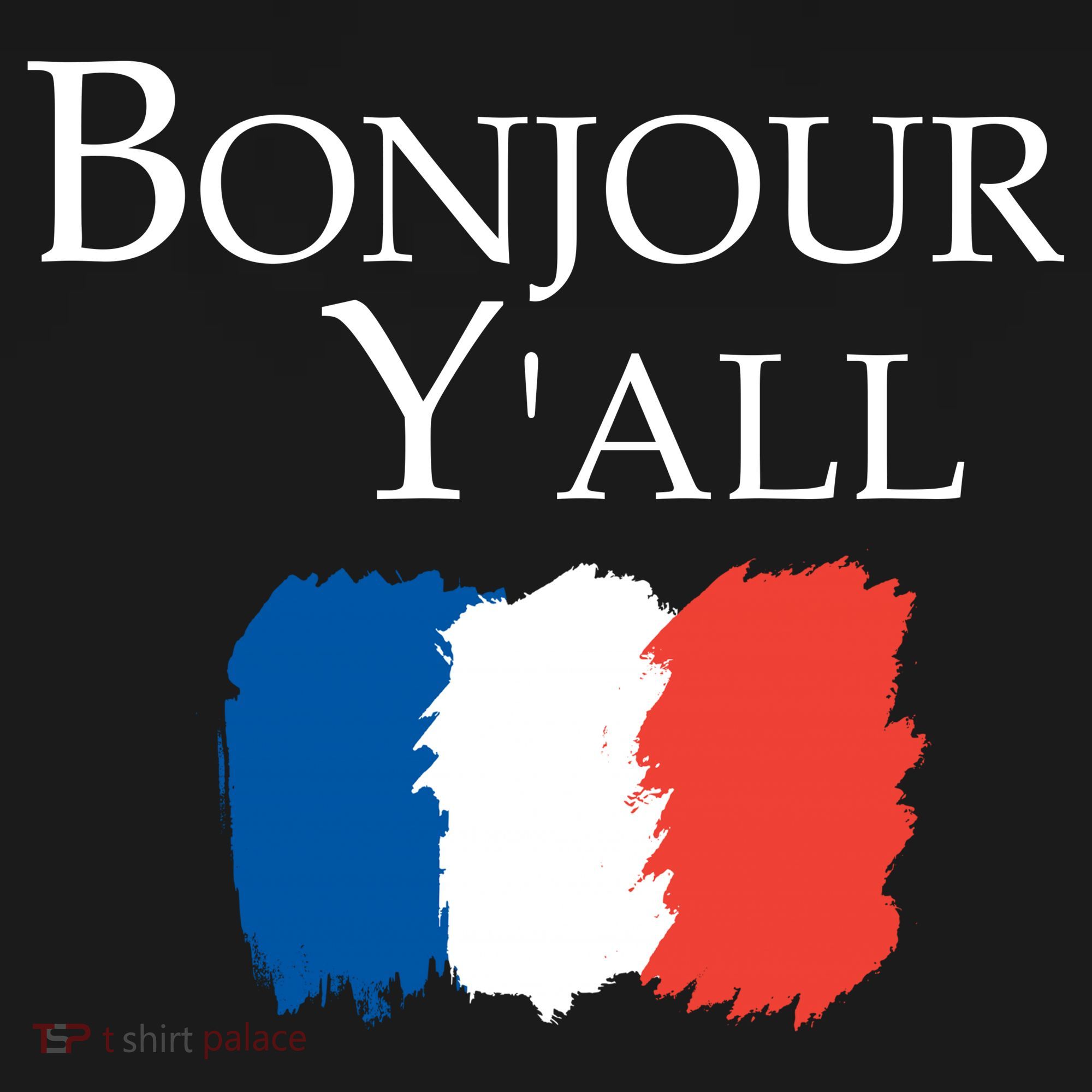Bonjour Y'all French Parris Mousepad