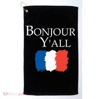 Bonjour Y'all French Parris Golf Towel thumb 0