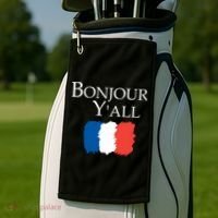 Bonjour Y'all French Parris Golf Towel thumb 2