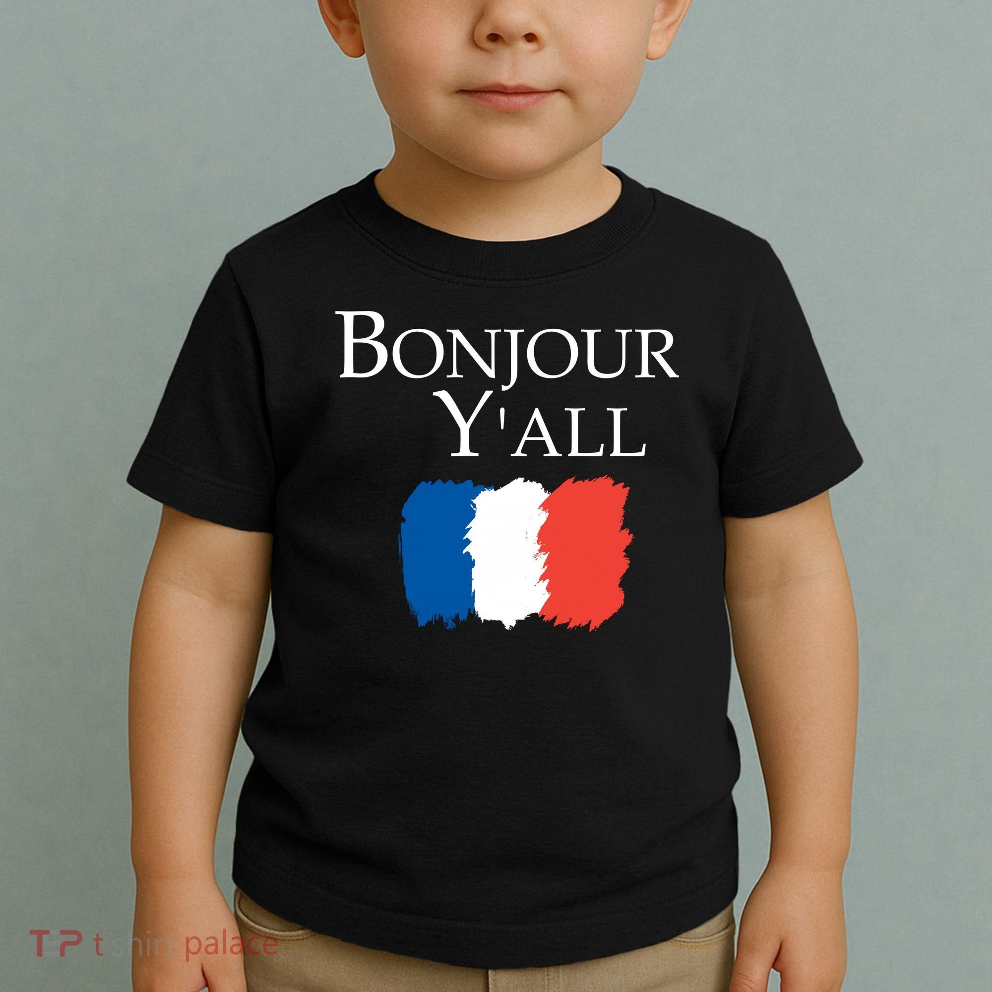 Bonjour Y'all French Parris Toddler T-Shirt