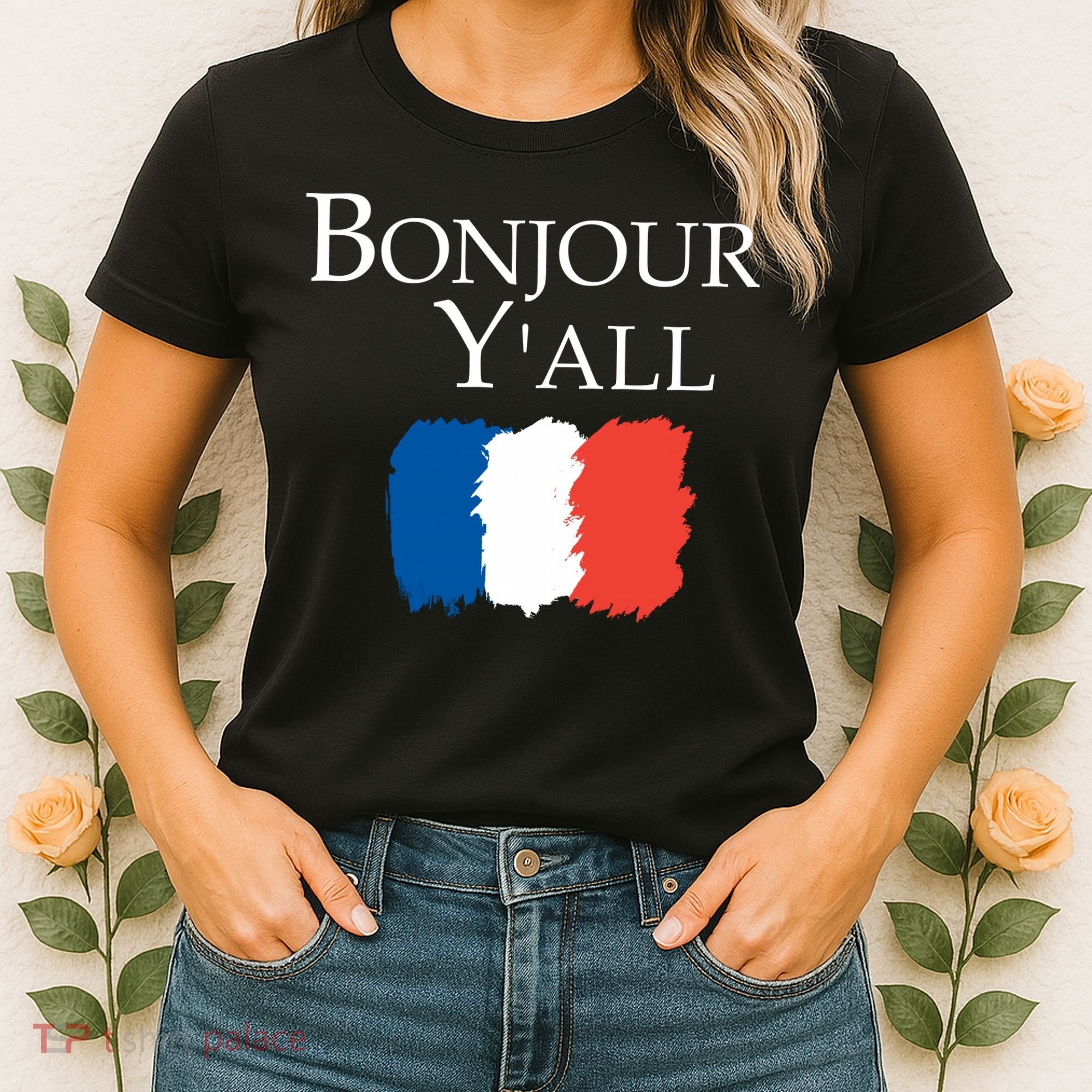 Bonjour Y'all French Parris Women's T-Shirt