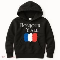 Bonjour Y'all French Parris Kids Hoodie thumb 0