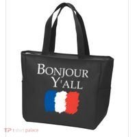Bonjour Y'all French Parris Tote Bag thumb 3