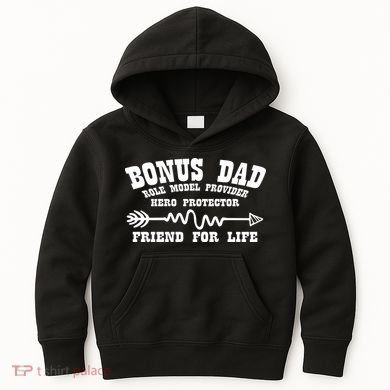 Bonus Dad Friend For Life Kids Hoodie