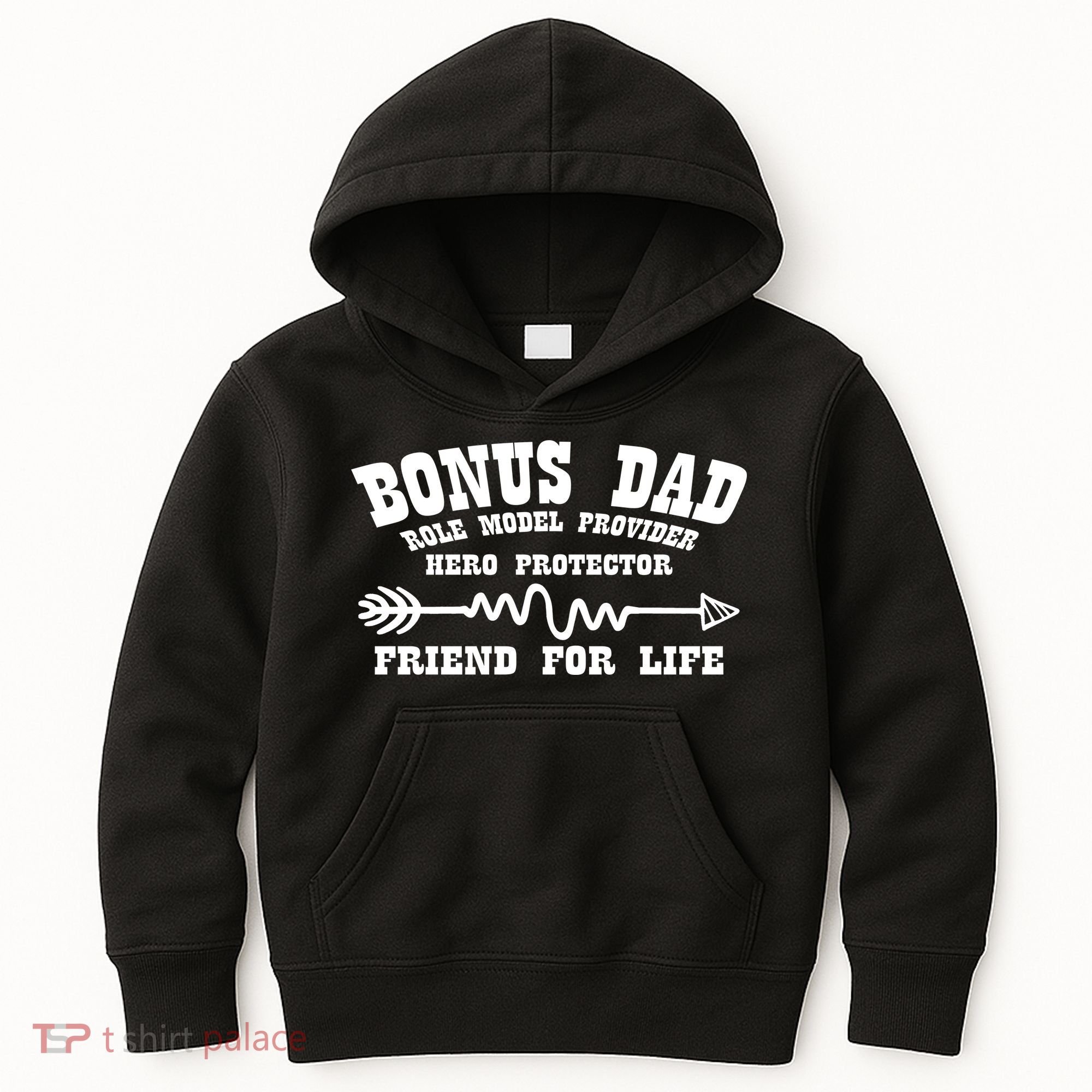 Bonus Dad Friend For Life Kids Hoodie