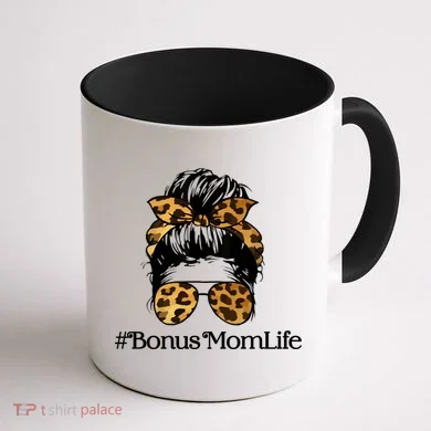 Bonus Mom Life Coffee Mug back