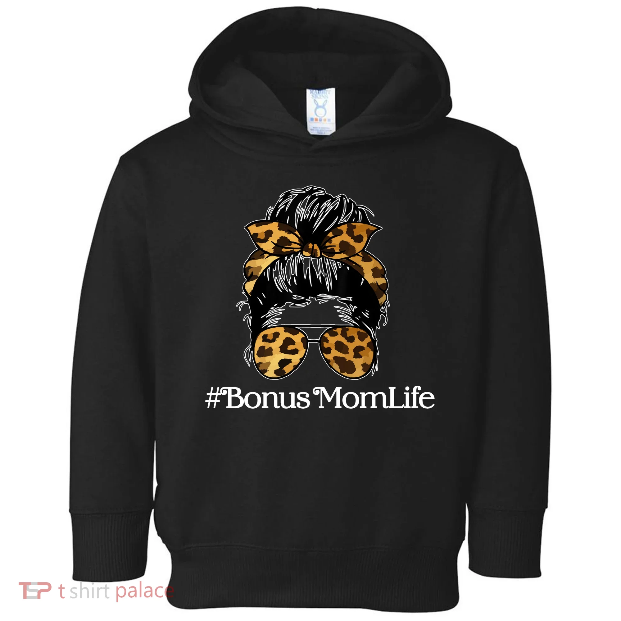 Bonus Mom Life Toddler Hoodie