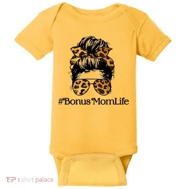 Bonus Mom Life Baby Bodysuit