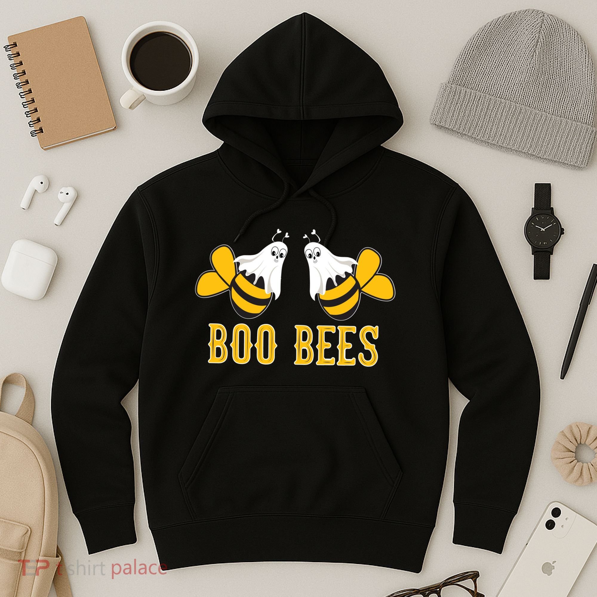 Boo Bees Funny Halloween Hoodie