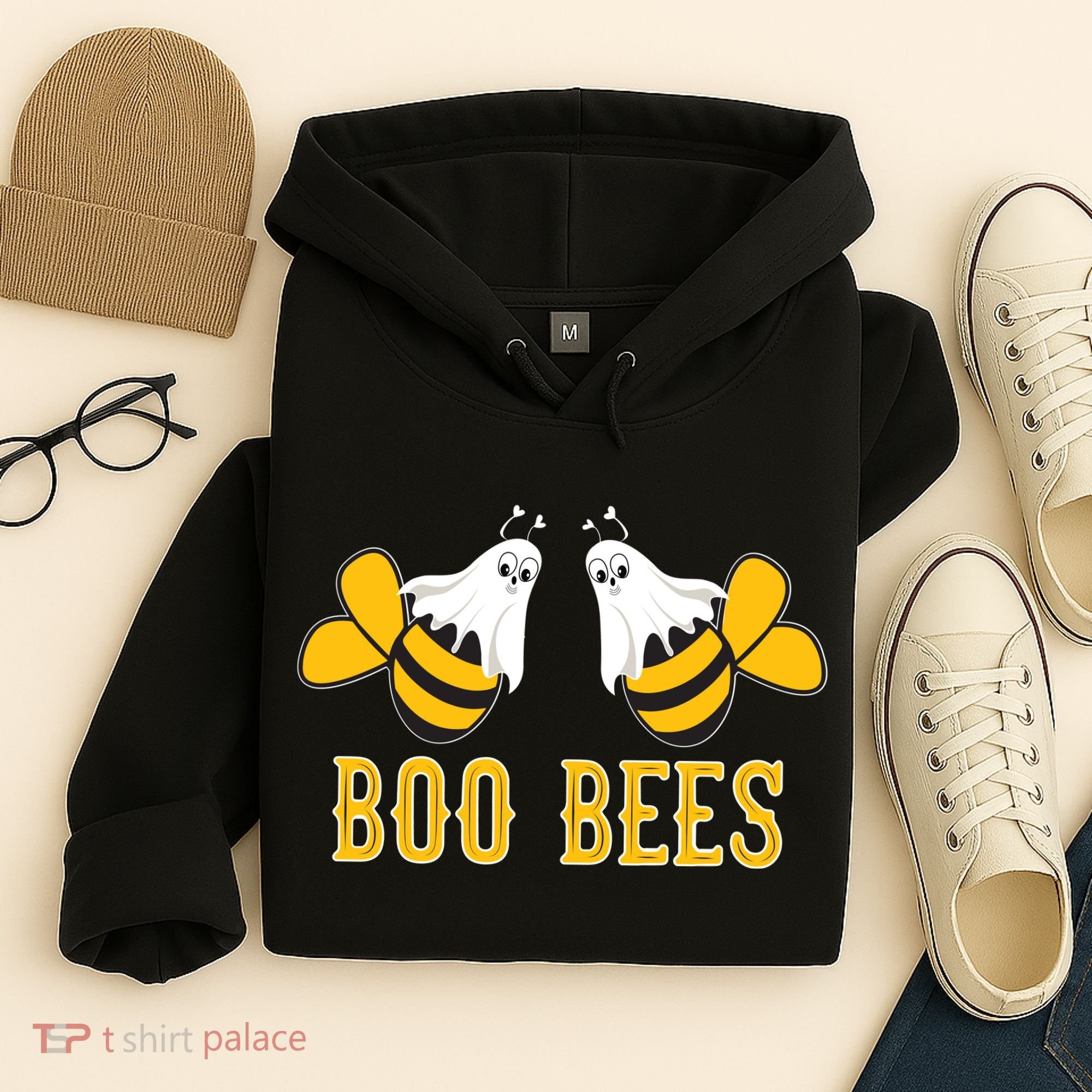 Boo Bees Funny Halloween Hoodie
