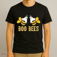 Boo Bees Funny Halloween T-Shirt thumb 3