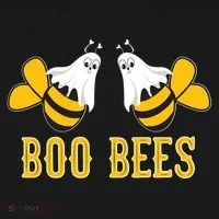 Boo Bees Funny Halloween Bucket Hat thumb 4