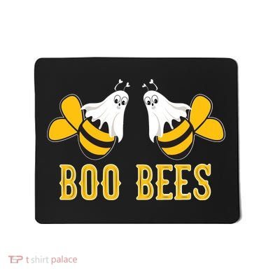 Boo Bees Funny Halloween Mousepad
