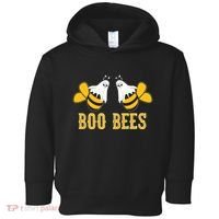 Boo Bees Funny Halloween Toddler Hoodie thumb 0