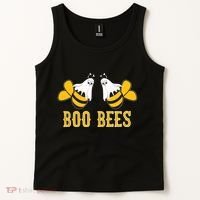 Boo Bees Funny Halloween Tank Top thumb 2