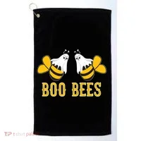 Boo Bees Funny Halloween Golf Towel thumb 0