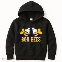 Boo Bees Funny Halloween Kids Hoodie thumb 0