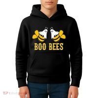 Boo Bees Funny Halloween Kids Hoodie thumb 4