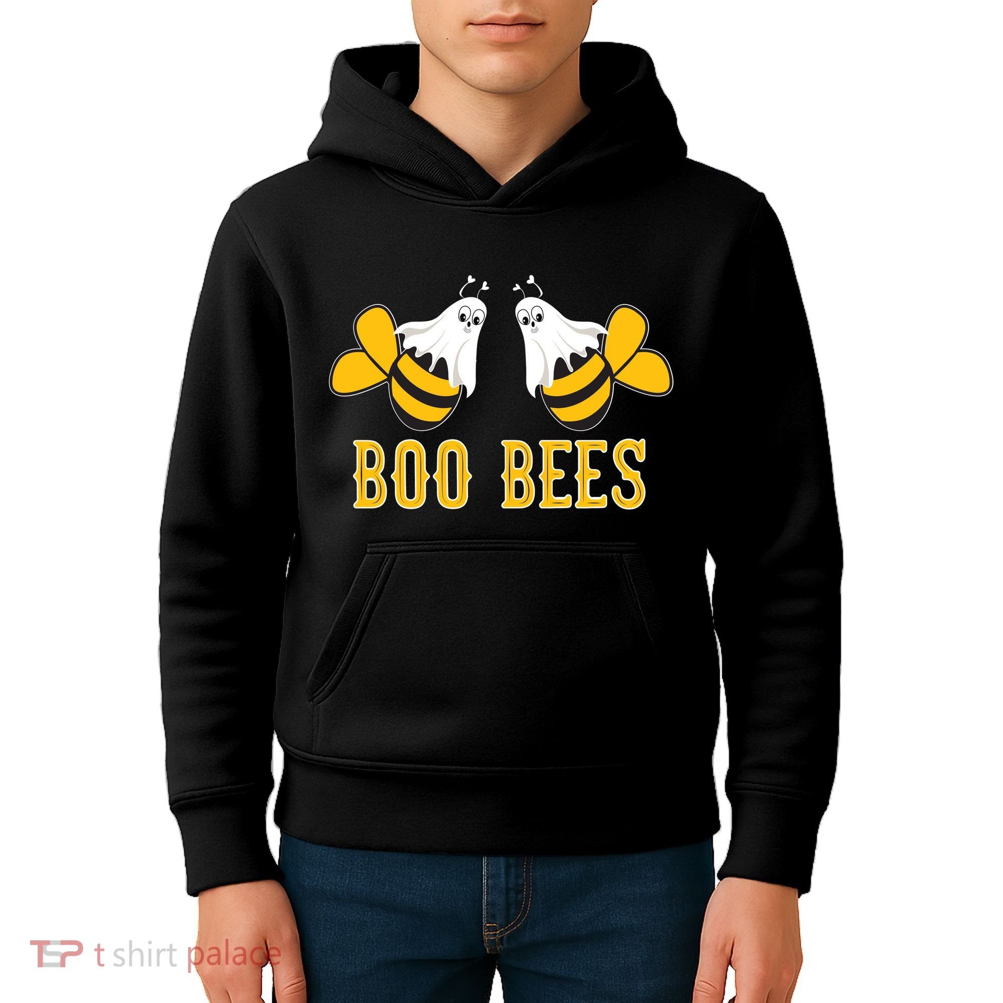 Boo Bees Funny Halloween Kids Hoodie