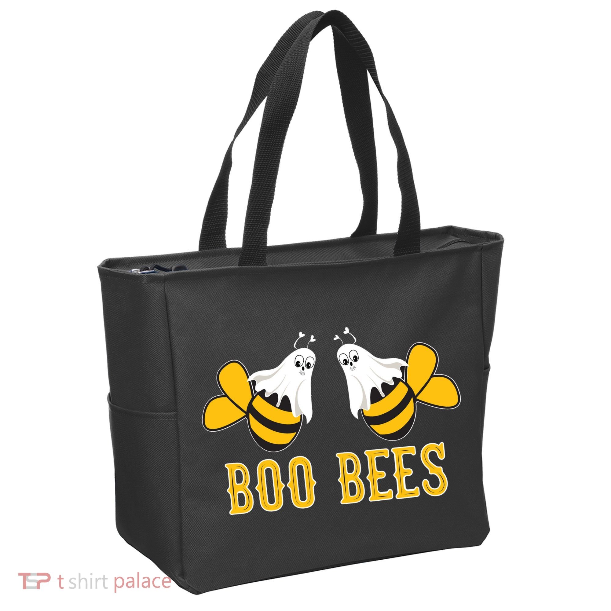 Boo Bees Funny Halloween Tote Bag