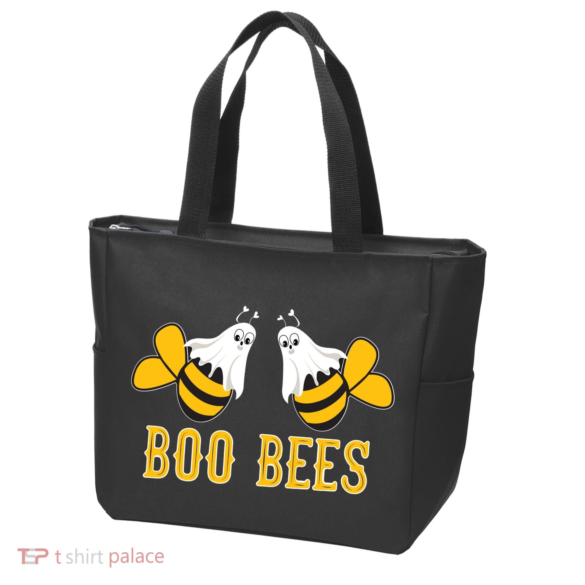 Boo Bees Funny Halloween Tote Bag