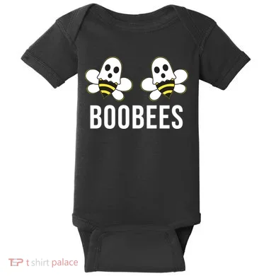 Boo Bees Halloween Boobees Baby Bodysuit