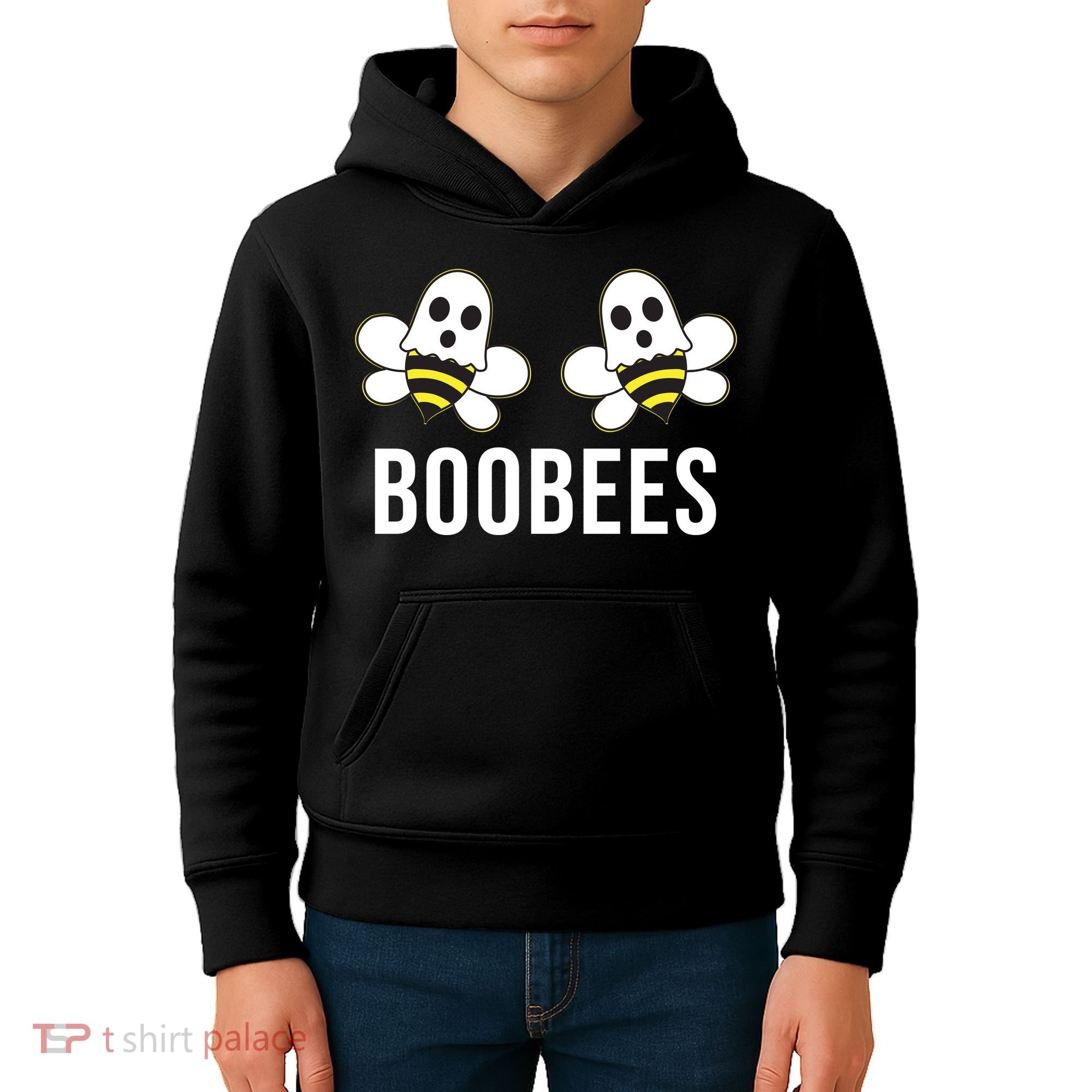 Boo Bees Halloween Boobees Kids Hoodie