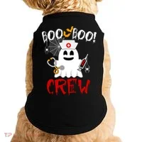 Boo Boo Crew Funny Cute Halloween Doggie Tank thumb 0