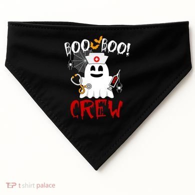 Boo Boo Crew Funny Cute Halloween USA-Made Doggie Bandana