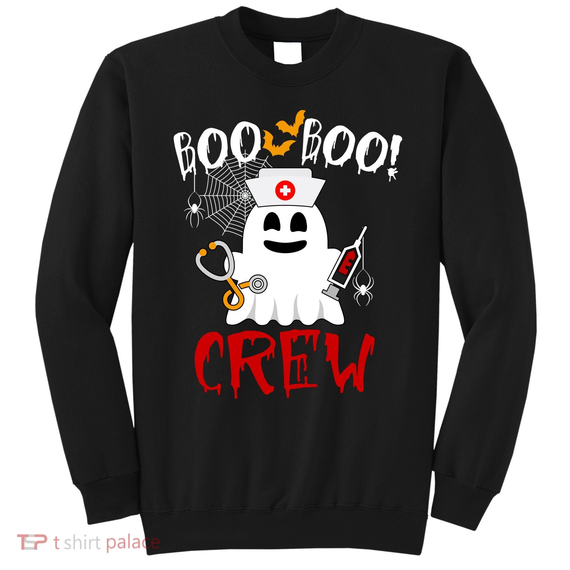 Boo Boo Crew Funny Cute Halloween Sweatshirt