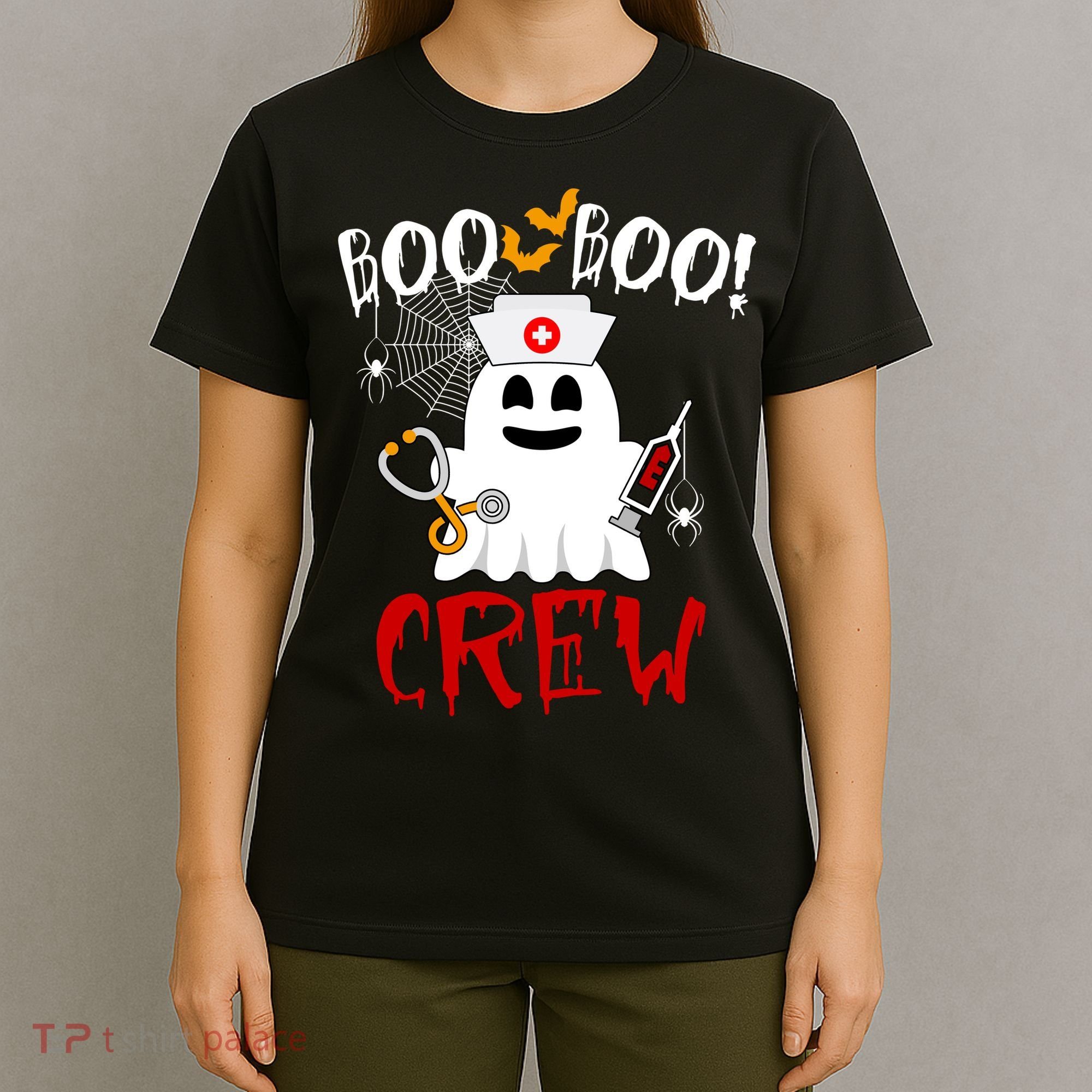 Boo Boo Crew Funny Cute Halloween T-Shirt