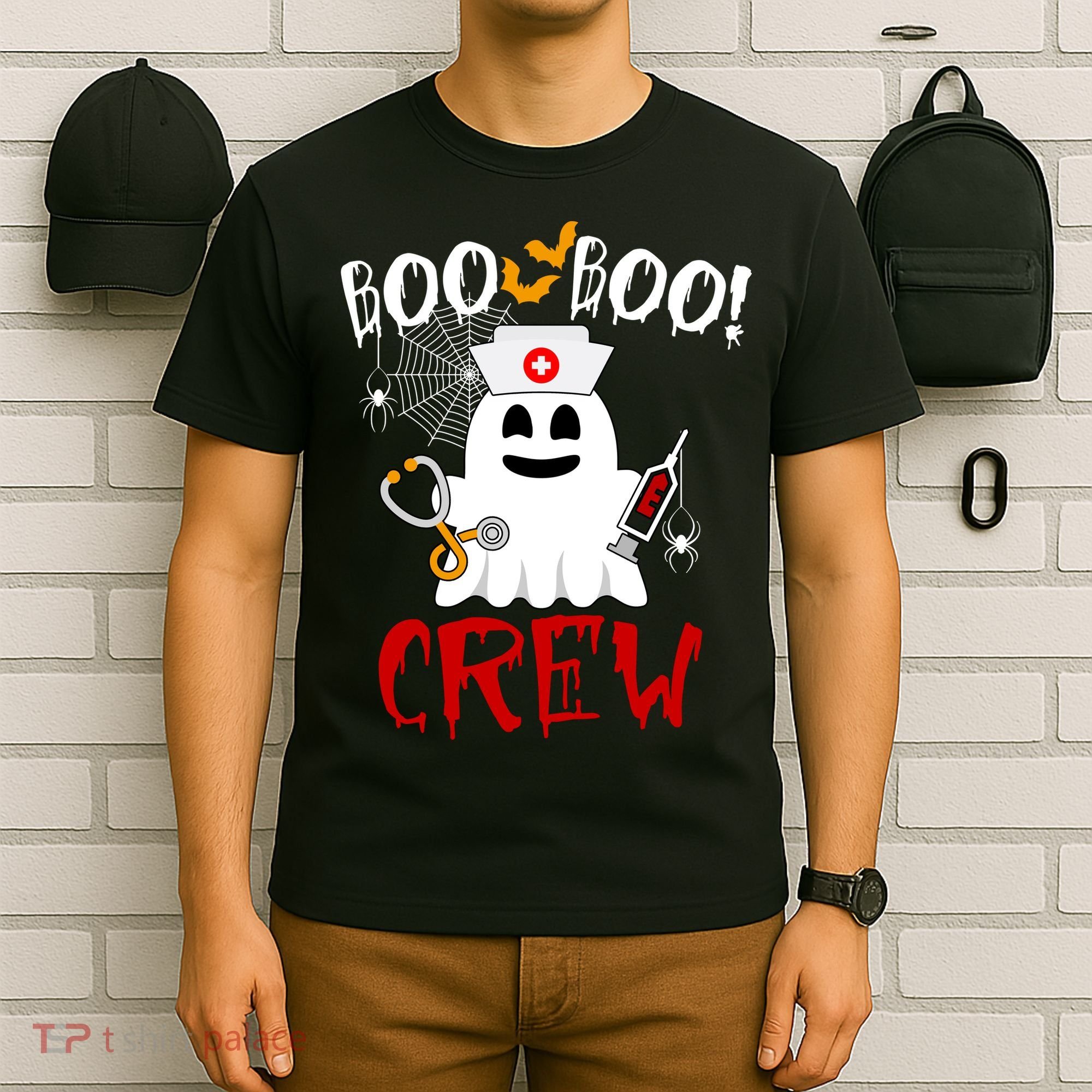 Boo Boo Crew Funny Cute Halloween T-Shirt