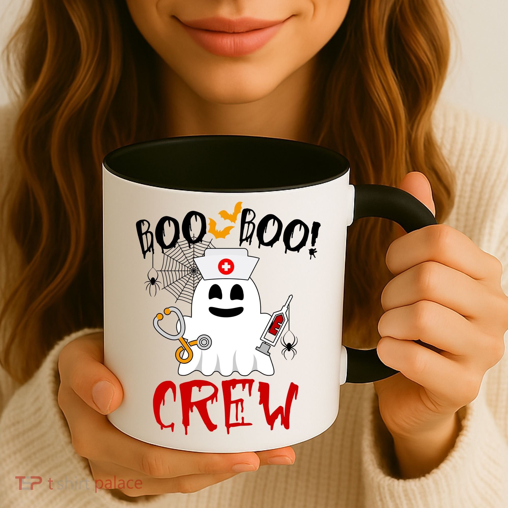Boo Boo Crew Funny Cute Halloween Coffee Mug