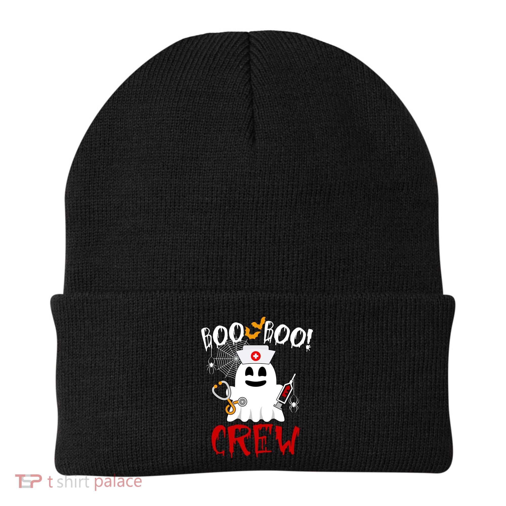 Boo Boo Crew Funny Cute Halloween Beanie