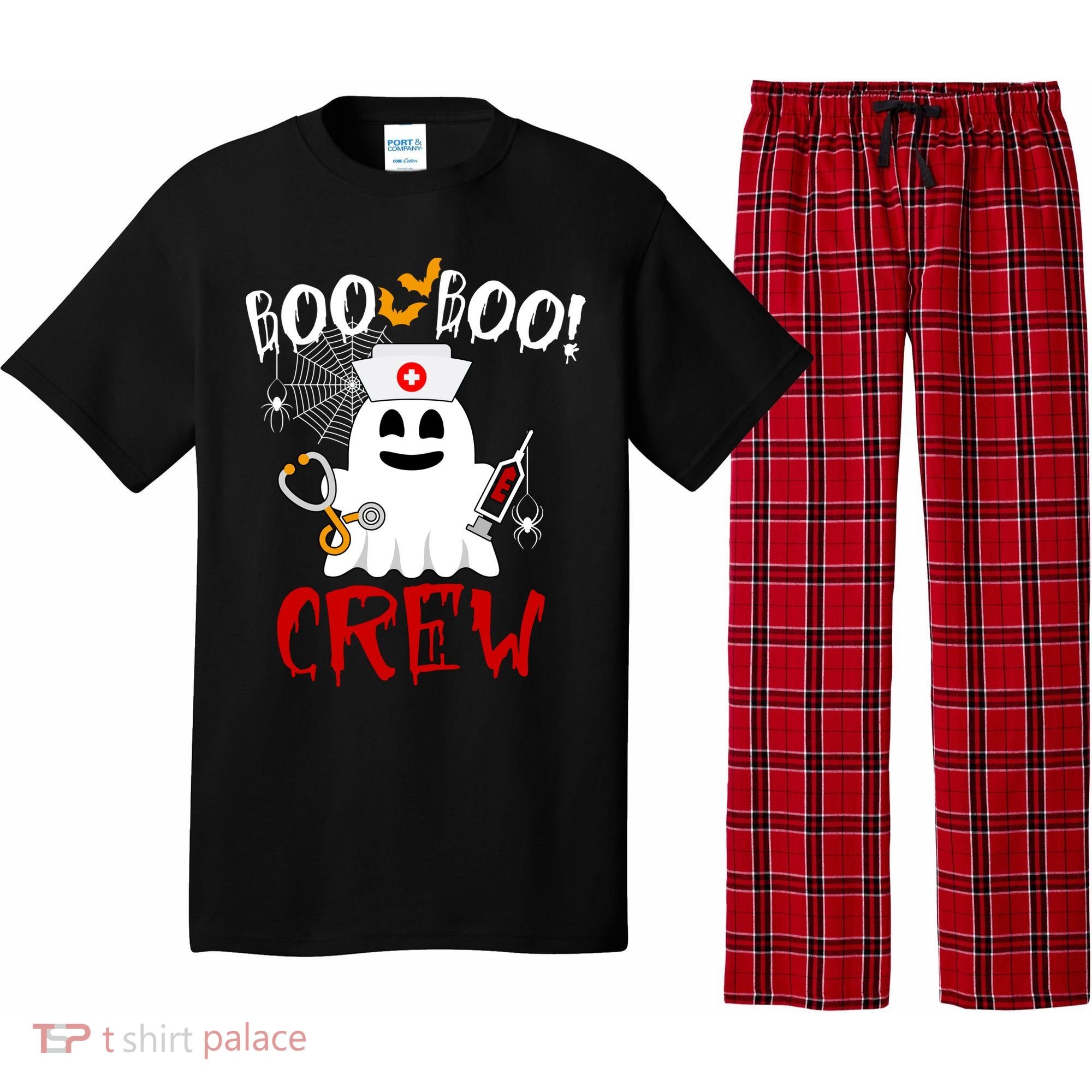 Boo Boo Crew Funny Cute Halloween Pajama Set