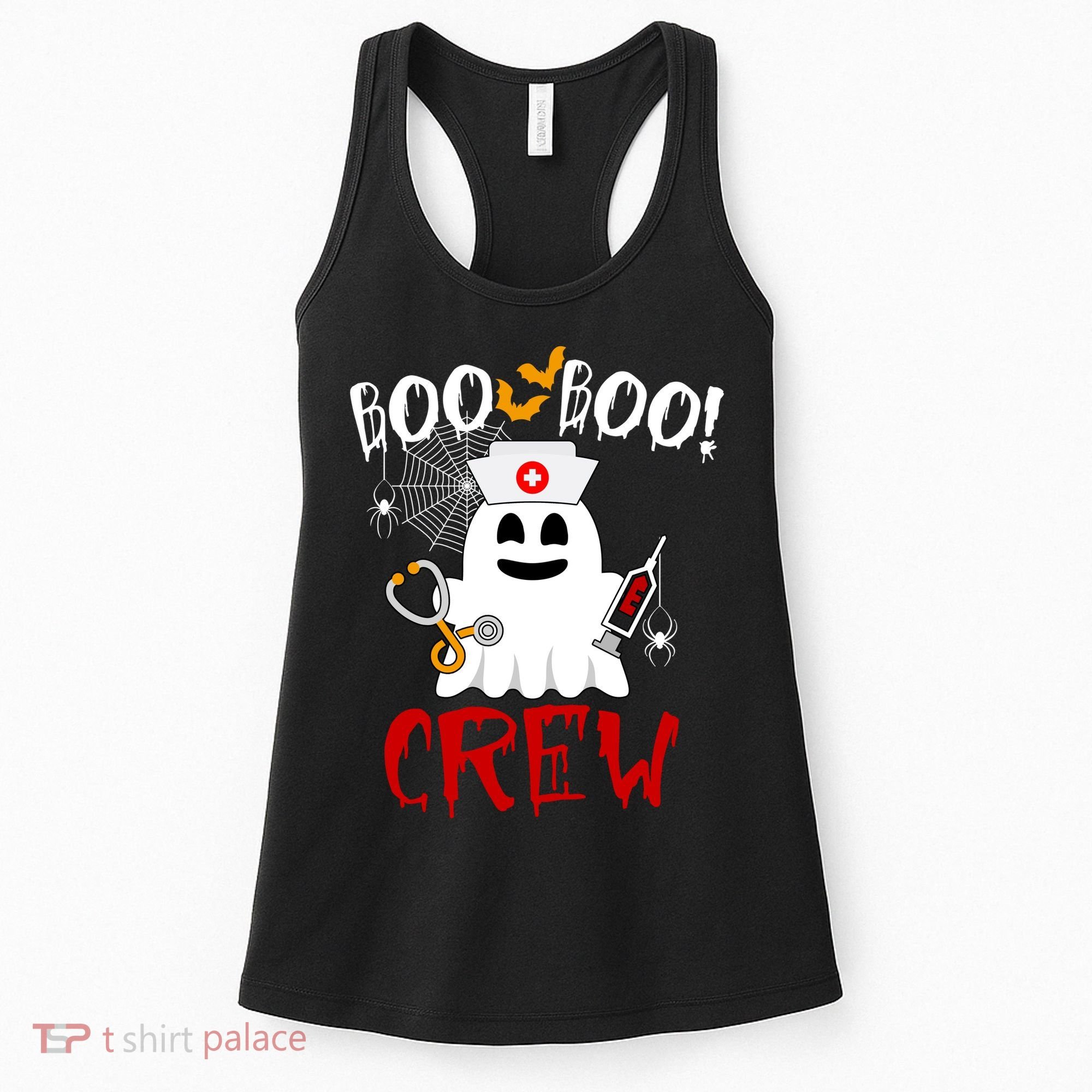 Boo Boo Crew Funny Cute Halloween Women's Tank Top