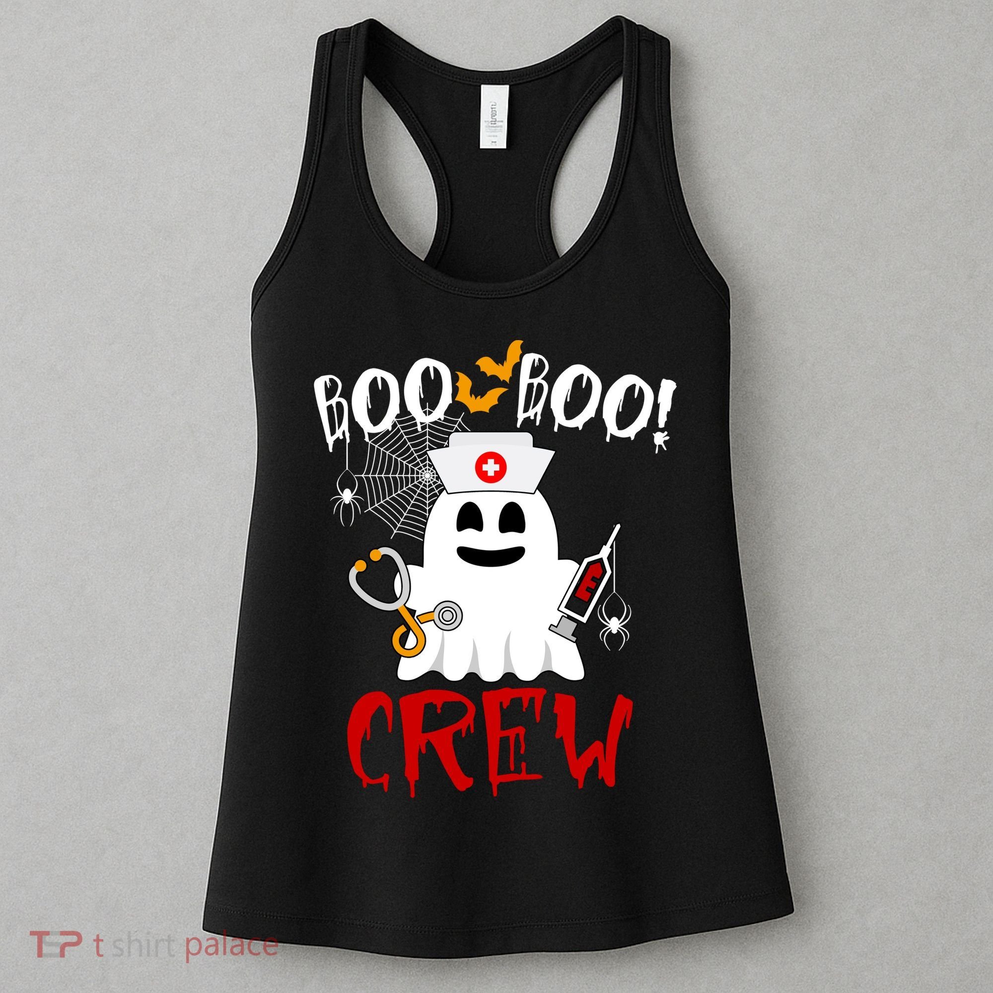 Boo Boo Crew Funny Cute Halloween Women's Tank Top